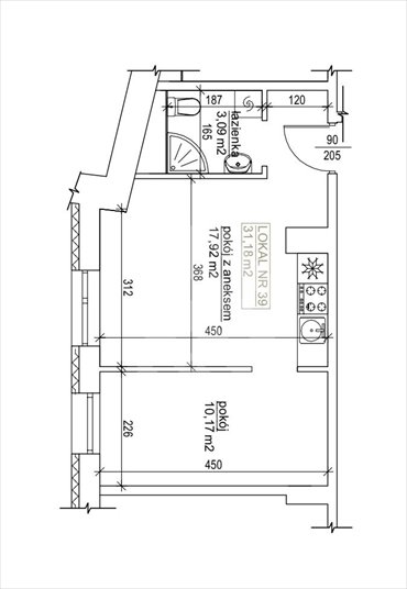 mieszkanie na sprzedaż 31m2 mieszkanie Bydgoszcz, Śródmieście