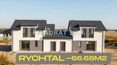 Na sprzedaż nowoczesny dom 67 m² z ogródkiem w Rychtalu dom Rychtal