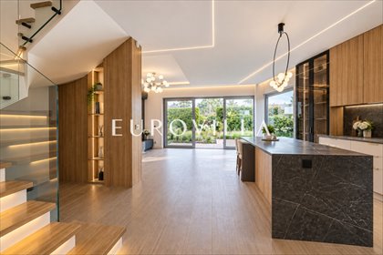 Nowoczesny dom bliźniak 165 m² z garażem i ogrodem. dom Warszawa, Wilanów