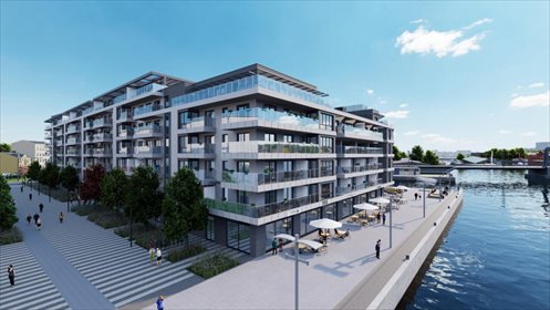 Nowoczesne 3-pokojowe mieszkanie w inwestycji w Szczecinie mieszkanie Szczecin, Śródmieście