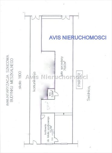 Do sprzedania przestronny lokal 100 m² w centrum Świdnicy lokal użytkowy Świdnica