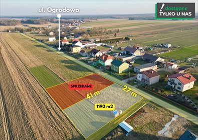 działka na sprzedaż 1190m2 działka Mokrzesz