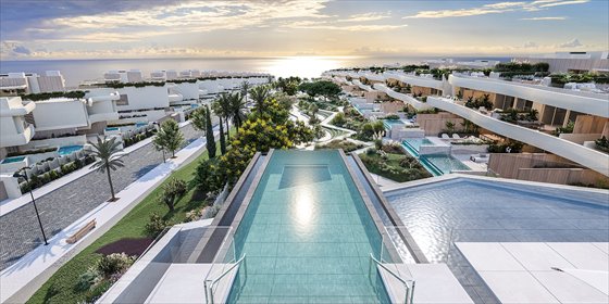 Luksusowe apartamenty z basenem i widokiem na plażę mieszkanie Las Chapas, Las Chapas, Marbella, Málaga