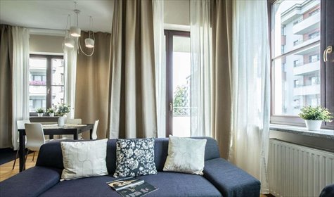 Na wynajem przestronne 58 m² mieszkanie w Łodzi z nowoczesnym wyposażeniem mieszkanie Łódź, Śródmieście, Tylna