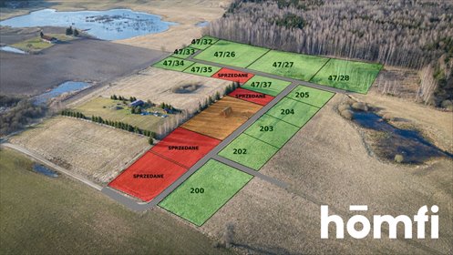 Do sprzedania działka 1700 m² z widokiem na jezioro i las działka Blanki