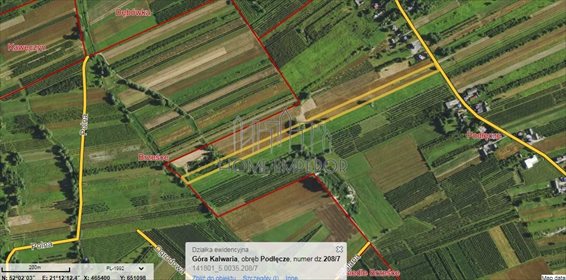 Na sprzedaż działka 20 069 m² z mediami i możliwością zabudowy działka Podłęcze