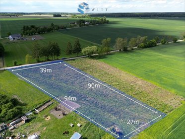 działka na sprzedaż 2962m2 działka Piotrkowo, Piotrkowo