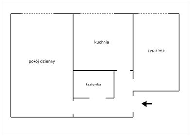 Przestronne 2-pokojowe mieszkanie z potencjałem mieszkanie Warszawa, Praga-Północ Nowa Praga, Bertolta Brechta