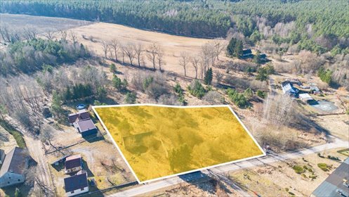 Działka 6667 m² z mediami i budynkami - Uniemino działka Uniemino