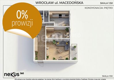 Przestronne 2 pokoje z jasną kuchnią i windą polecam! mieszkanie Wrocław, Macedońska