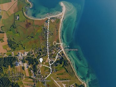 Działka nad morzem z pozwoleniem na budowę i blisko natury działka Pierwoszyno, Rumska