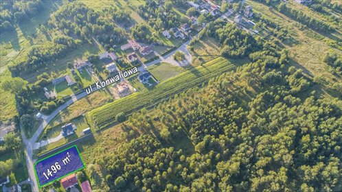 działka na sprzedaż 1496m2 działka Poczesna