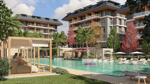 Stylowe 4-pokojowe apartamenty Smart Home blisko plaży mieszkanie Oba, Oba, Alanya, Antalya