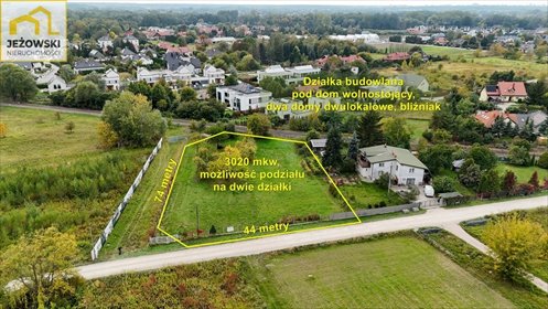 Do sprzedania działka 3020 m² w Wilanowie z MPZP działka Warszawa, Wilanów, Kępa Zawadowska, Włóki