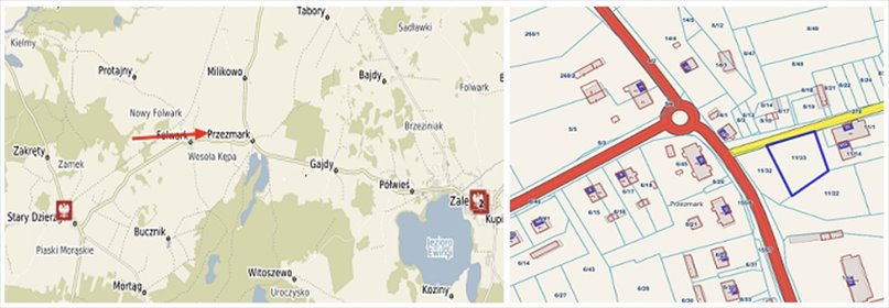 Do sprzedania działka 1329 m² z potencjałem inwestycyjnym działka Przezmark