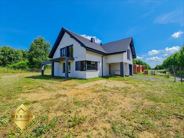 Nowoczesny dom 302 m2 w Łyscu – stan deweloperski, garaż dom Łysiec