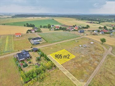 działka na sprzedaż 905m2 działka Trąbki Wielkie, Ełganowo, Teodora Wrzesińskiego