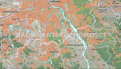 Działka 4000 m² z warunkami pod 4 domy wolnostojące działka Warszawa, Wilanów, Zawady, Ruczaj