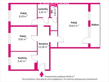 Przestronne 3-pokojowe mieszkanie do remontu z balkonem mieszkanie Grajewo, Osiedle Centrum