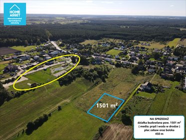 Działka 1501 m² pod dom i usługi, blisko plaży działka Tupadły, Majora Pilota Józefa Jeki
