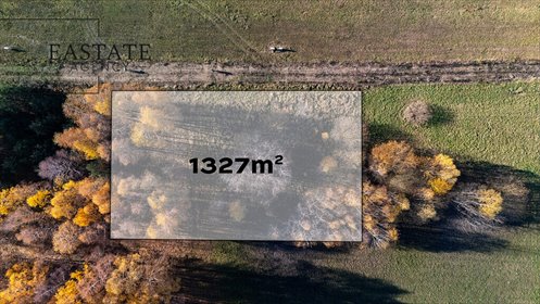 Działka 1327 m² pod dom w Kaleń Towarzystwo, media, plan działka Kaleń, Długa