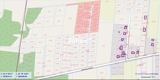 działka na sprzedaż 840m2 działka Zabłudów, św. Rocha