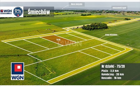 działka na sprzedaż 3002m2 działka Śmiechów, Śmiechów