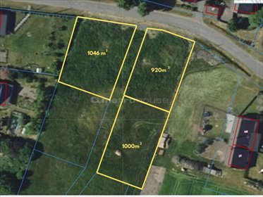 działka na sprzedaż 920m2 działka Krasowice