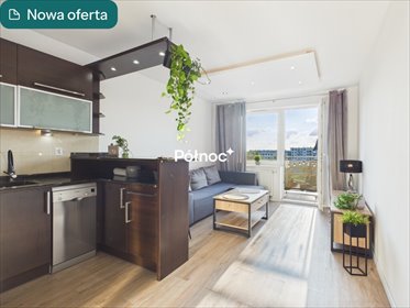 Na wynajem przestronne 48 m² z balkonem i garażem mieszkanie Olsztyn, Juliana Dadleza