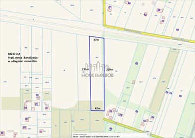 Działka 10 237 m² pod zabudowę w Dębówce - polecam! działka Dębówka, Polowa