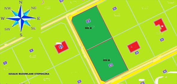 Na sprzedaż dwie działki 500 m² z widokiem na las w Stepniczce działka Stepniczka