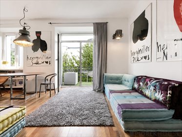 Polecam 31 m² w Śródmieściu z balkonem i widokiem na Chopina mieszkanie Warszawa, Śródmieście, Cicha