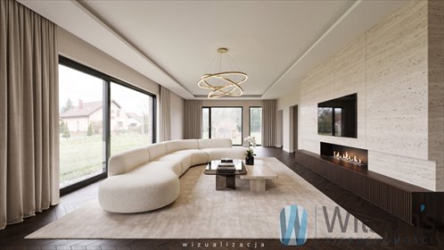Polecam nowoczesny bliźniak 258 m² z tarasami i ogrodem dom Warszawa, Wilanów Zawady, Syta