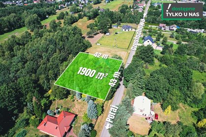działka na sprzedaż 1900m2 działka Kamienica Polska