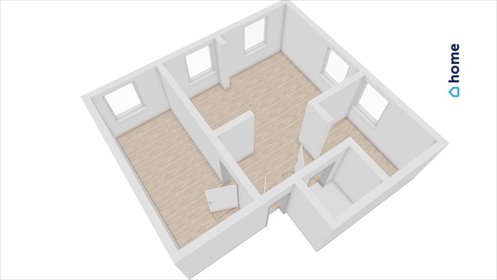 Na sprzedaż przestronne mieszkanie 48 m² z dużym potencjałem mieszkanie Pruszków, Powstańców