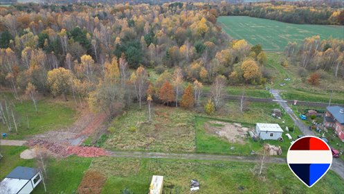 Działka 1400 m² z mediami i domkiem w otulinie lasu działka Słupski