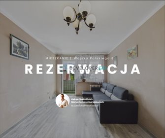 Dwupokojowe mieszkanie 43,4 m² w Ełku - polecam mieszkanie Ełk, Wojska Polskiego