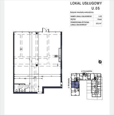 lokal użytkowy na sprzedaż 151m2 lokal użytkowy Bydgoszcz, Okole