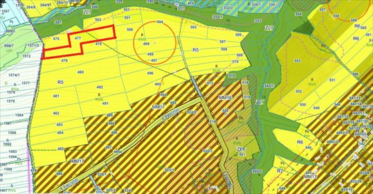 działka na sprzedaż 3800m2 działka Rychwałd, Rychwałd