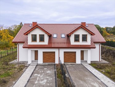 Nowoczesny bliźniak 154m² z ogrodem i garażem dom Wałbrzych, Poniatów, Władysława Orkana