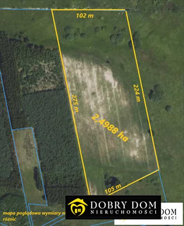 działka na sprzedaż 24988m2 działka Nurzec-Stacja