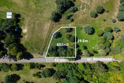 działka na sprzedaż 800m2 działka Krasice, Strażacka