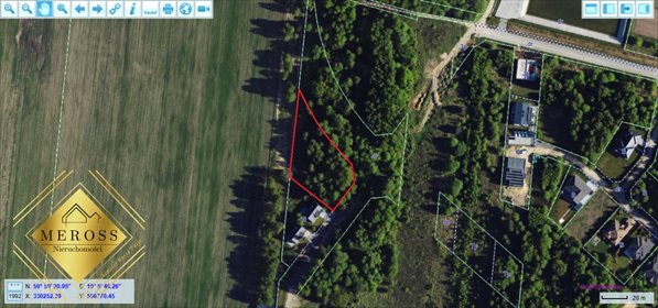 Działka 2517 m² w Częstochowie - spokojna okolica działka Częstochowa, Parkitka