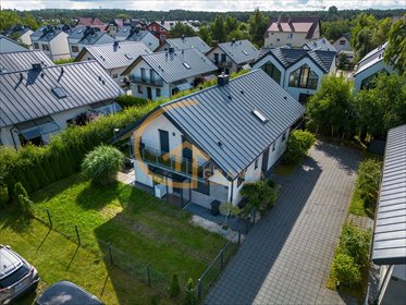 Nowoczesny dom 75,76 m² z ogrodem 243 m² (blisko morza) dom Jastrzębia Góra, Jastrzębia Góra, Kuracyjna