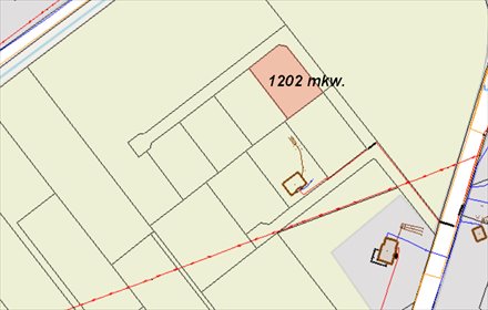 Działka pod zabudowę 1202 m² w Lubczynie – spokojna okolica działka Lubczyno