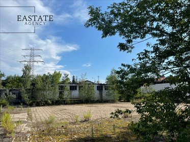 Działka usługowa 2793 m² z magazynem, uzbrojona, płaska działka Warszawa, Wawer, Bychowska