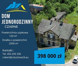 dom na sprzedaż 163m2 dom Czarne, Człuchowska
