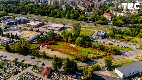 Działka inwestycyjna 2719 m2 przy DK 94 w Dąbrowie Górniczej działka Dąbrowa Górnicza, Starocmentarna