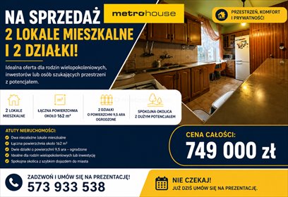 Atrakcyjne 2 mieszkania, garaż, działki, Krosno mieszkanie Krosno