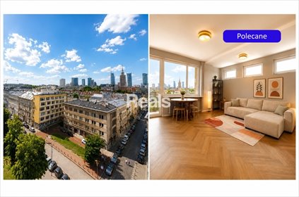 NOWE 3 pokoje z panoramiczną loggią - Śródmieście mieszkanie Warszawa, Śródmieście, Powiśle, Tamka